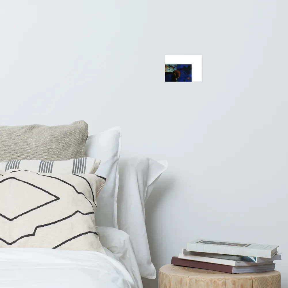 Contemplation Under the Night Sky | Poster | 5″×7″