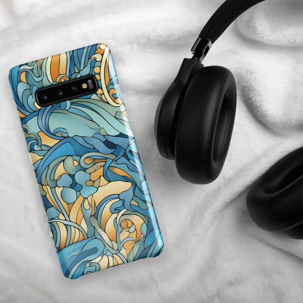 Dancing Waves of the Ocean | Phone Case |  S10 Plus | Snap Case | Glossy