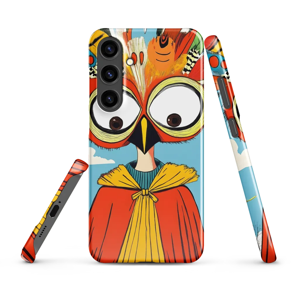 A Whimsical Encounter: The Owl-Human Fusion