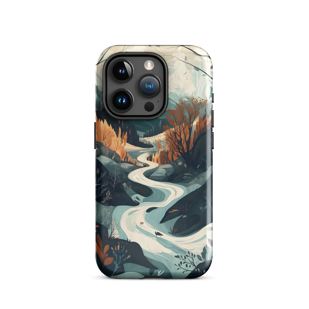 Winding Serenity: A Digital Landscape