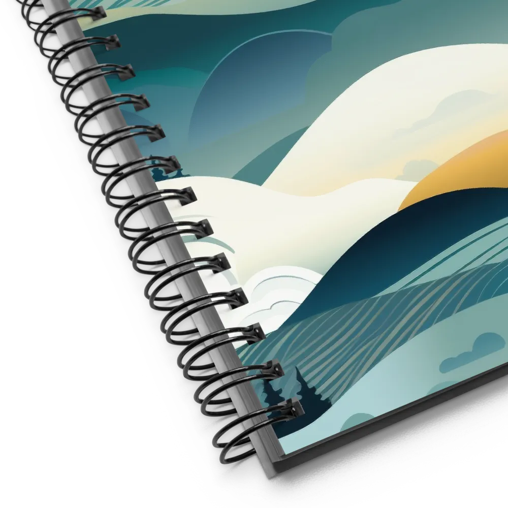 Harmonic Landscapes | Spiral Notebook