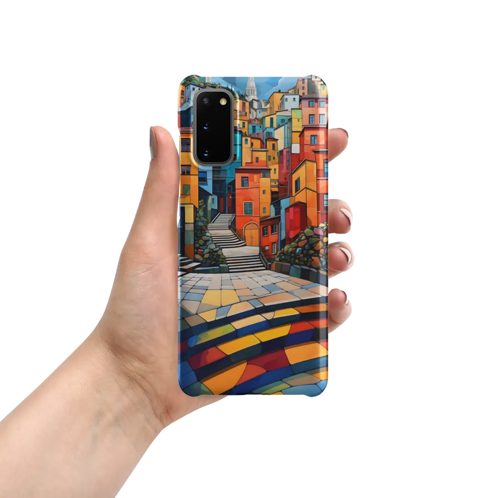 Vibrant Village: A Cubist Journey