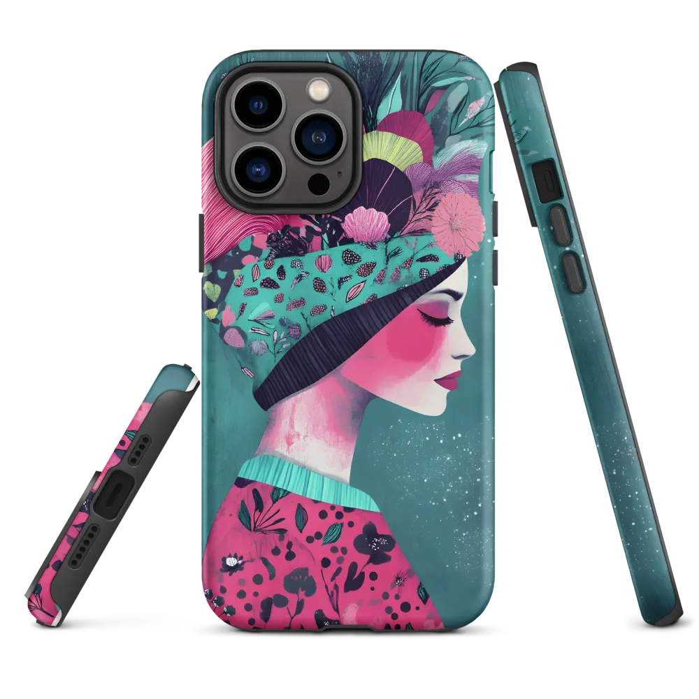 Whimsical Floral Portrait