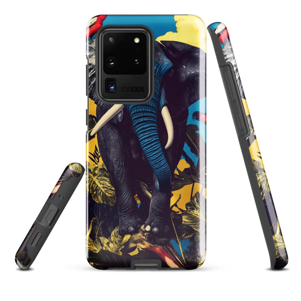 Elephant Dreams in Vibrant Colors | Phone Case |  S20 Ultra | Tough Case | Glossy