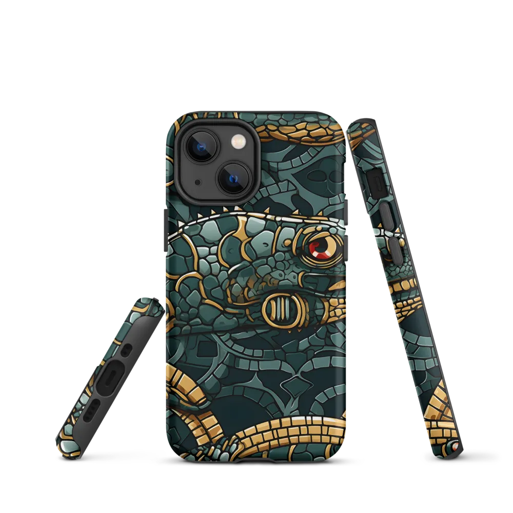 Lizards of Abstraction | Phone Case |  13 mini | Tough Case | Matte