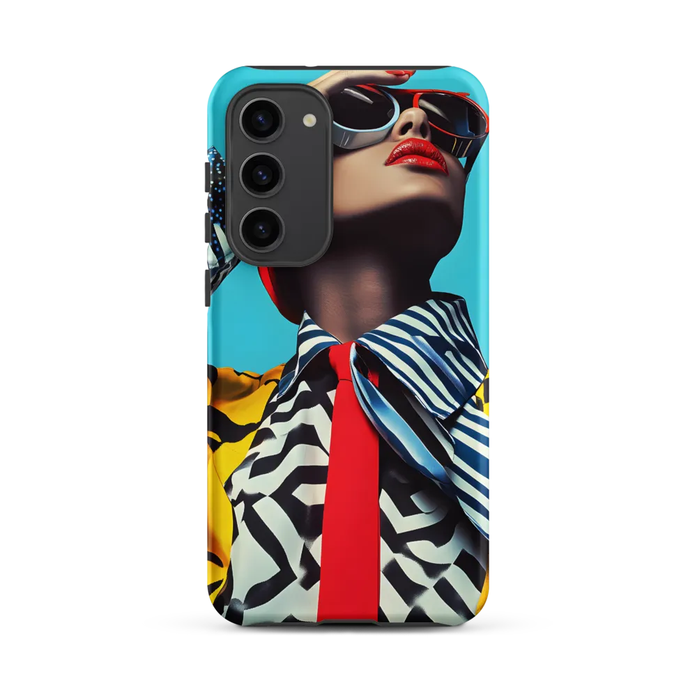 Chic Confidence in Bold Patterns