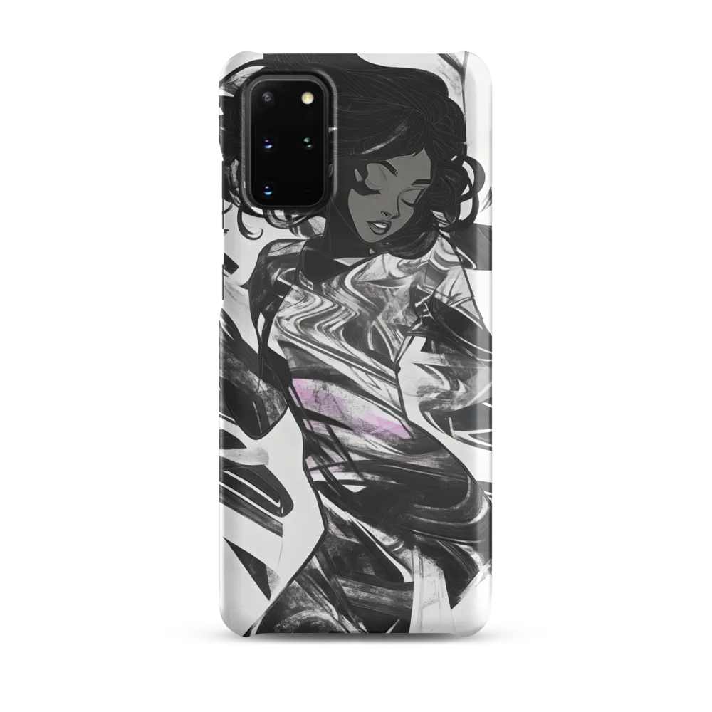 Fluid Grace: The Dance of Shadows | Phone Case |  S20 Plus | Snap Case | Matte