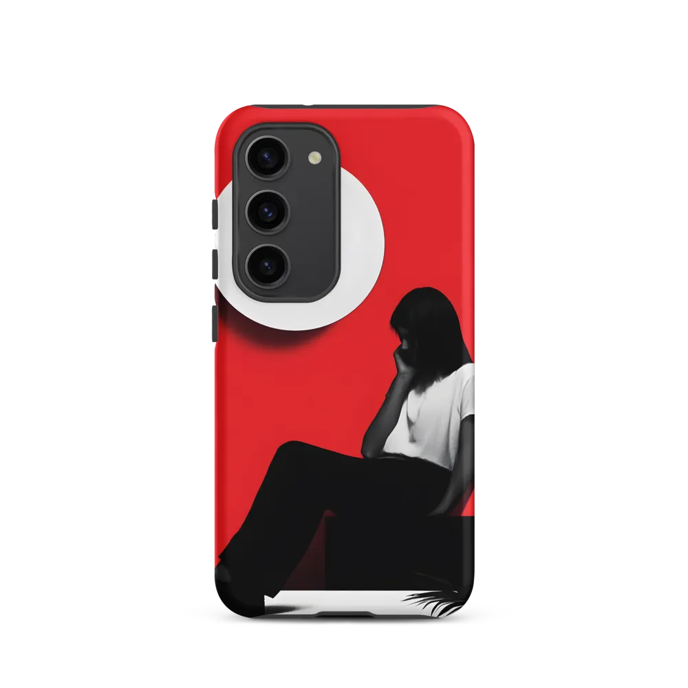 Contemplation in Red
