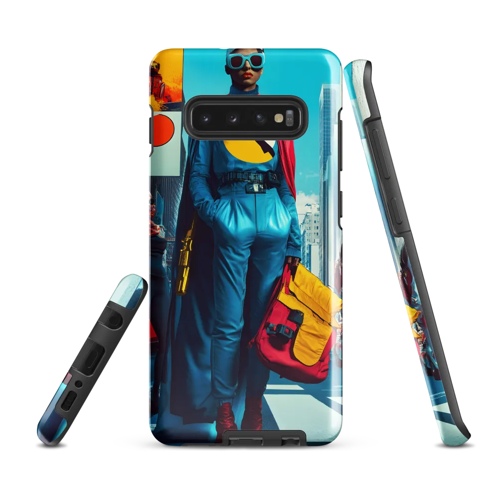 Urban Power: A Superhero's Stance | Phone Case |  S10 Plus | Tough Case | Glossy