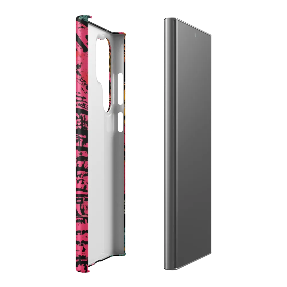 Bold Encounter: The Vibrant Elephant | Phone Case |  S23 Ultra | Snap Case | Matte