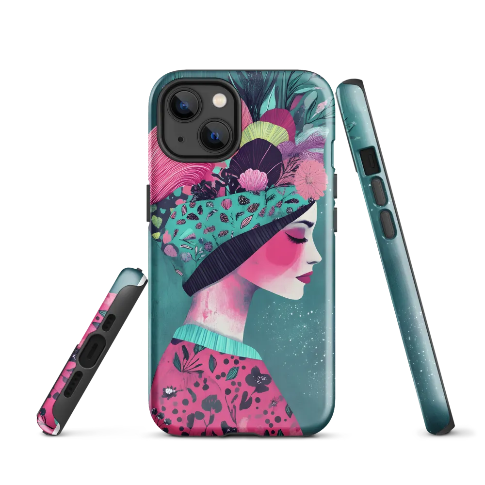 Whimsical Floral Portrait