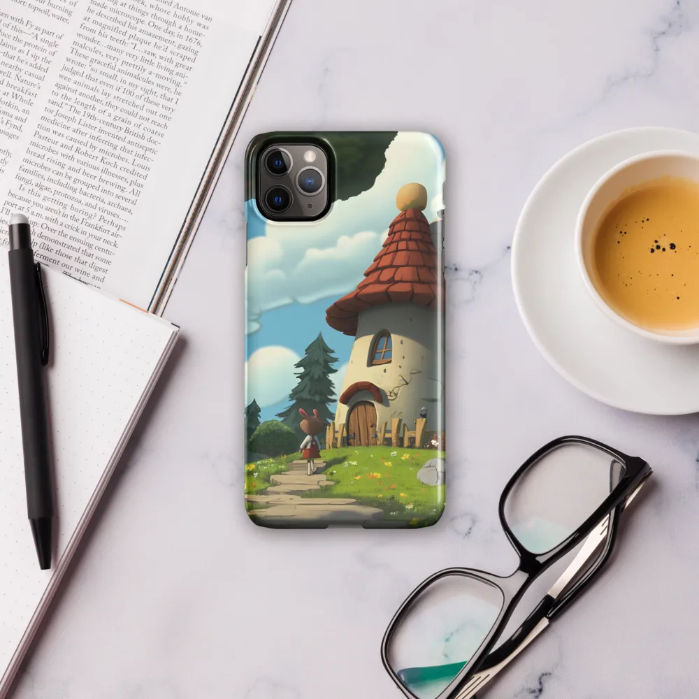 Whimsical Cottage in a Serene Landscape | Phone Case |  11 Pro Max | Snap Case | Glossy