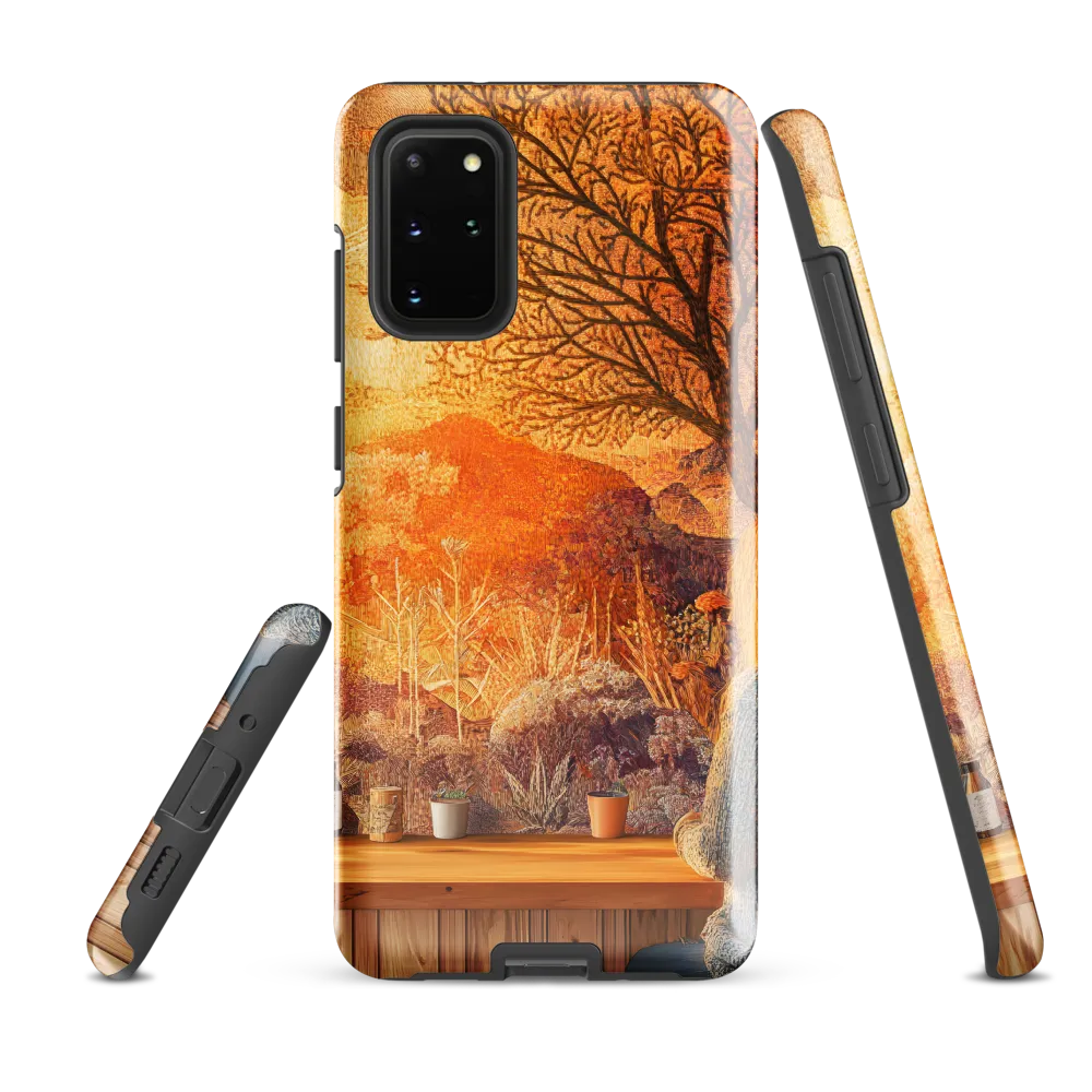 Whispers of a Golden Sunset | Phone Case |  S20 Plus | Tough Case | Glossy