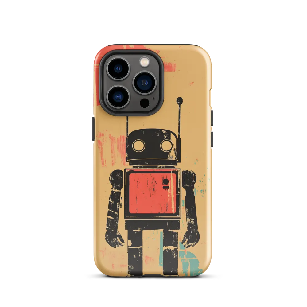 The Retro Robot | Phone Case |  13 Pro | Tough Case | Glossy