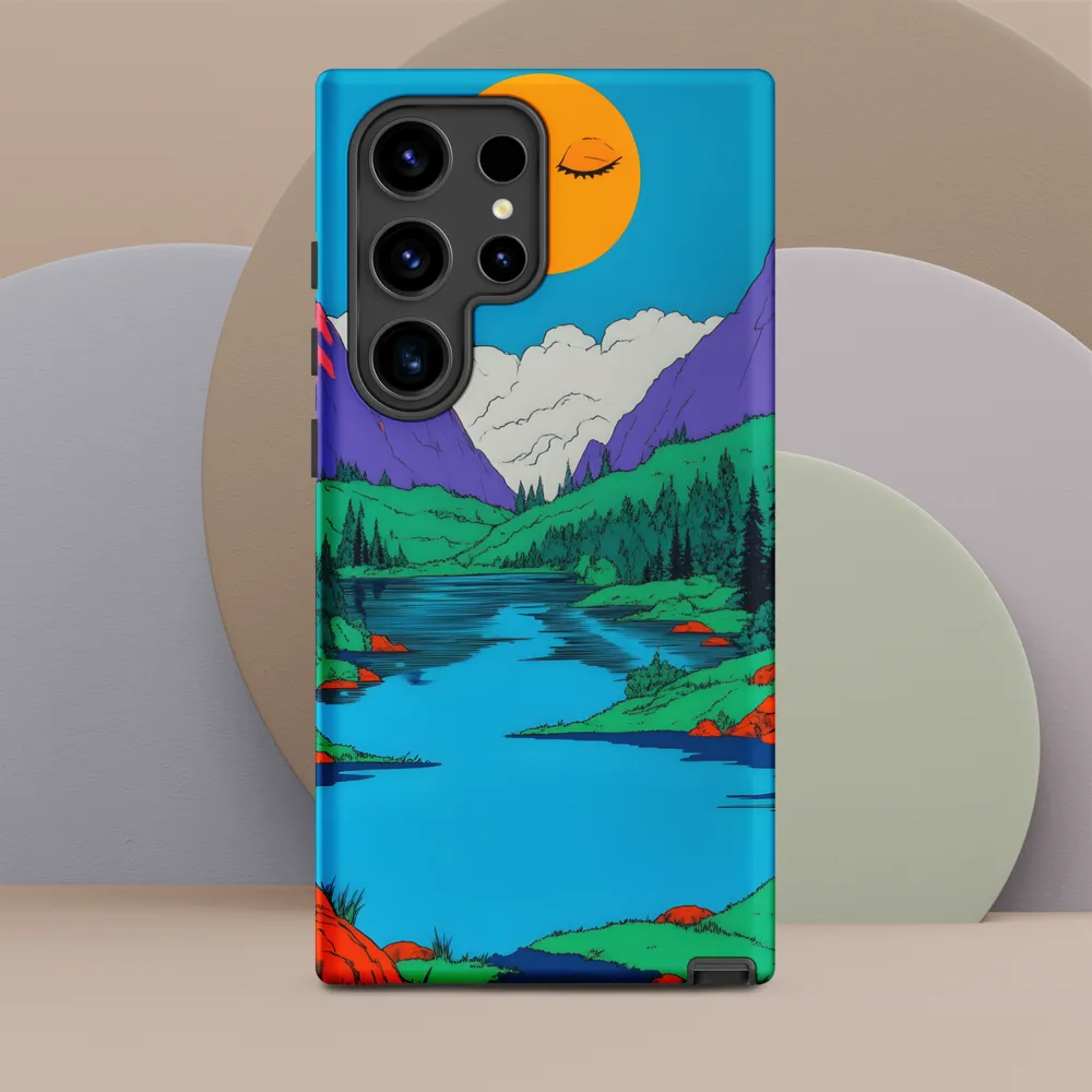 Whimsical Serenity in Vibrant Colors