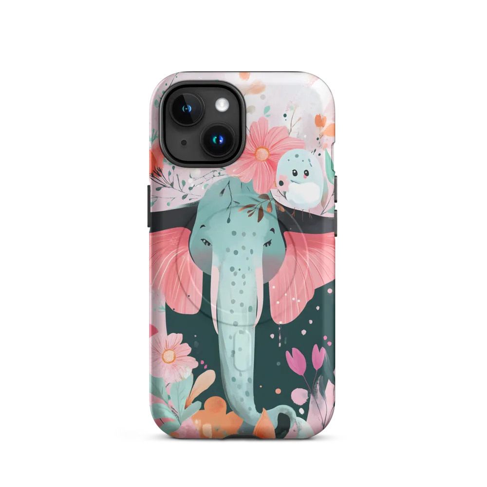 Whimsical Elephant in Bloom