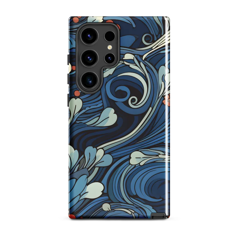 Nature's Elegance: An Oceanic Tapestry | Phone Case |  S24 Ultra | Tough Case | Glossy
