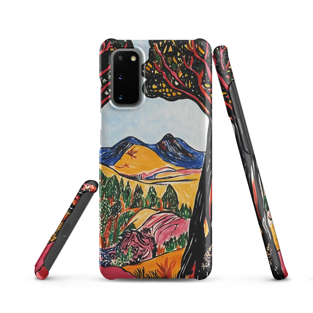 Vibrant Nature's Embrace | Phone Case |  S20 | Snap Case | Matte