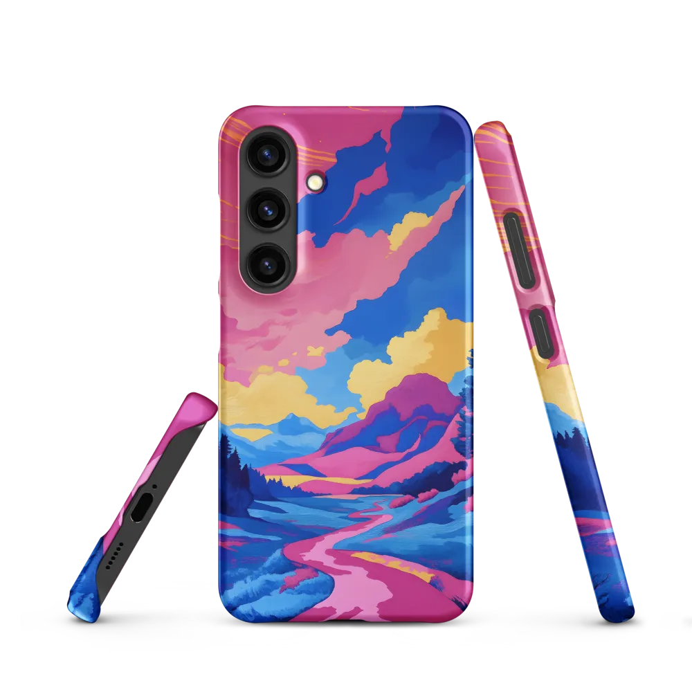 Dreamscape: The Serene River | Phone Case |  S24 | Snap Case | Matte