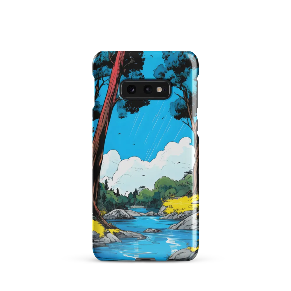 Tranquil River in a Comic Landscape