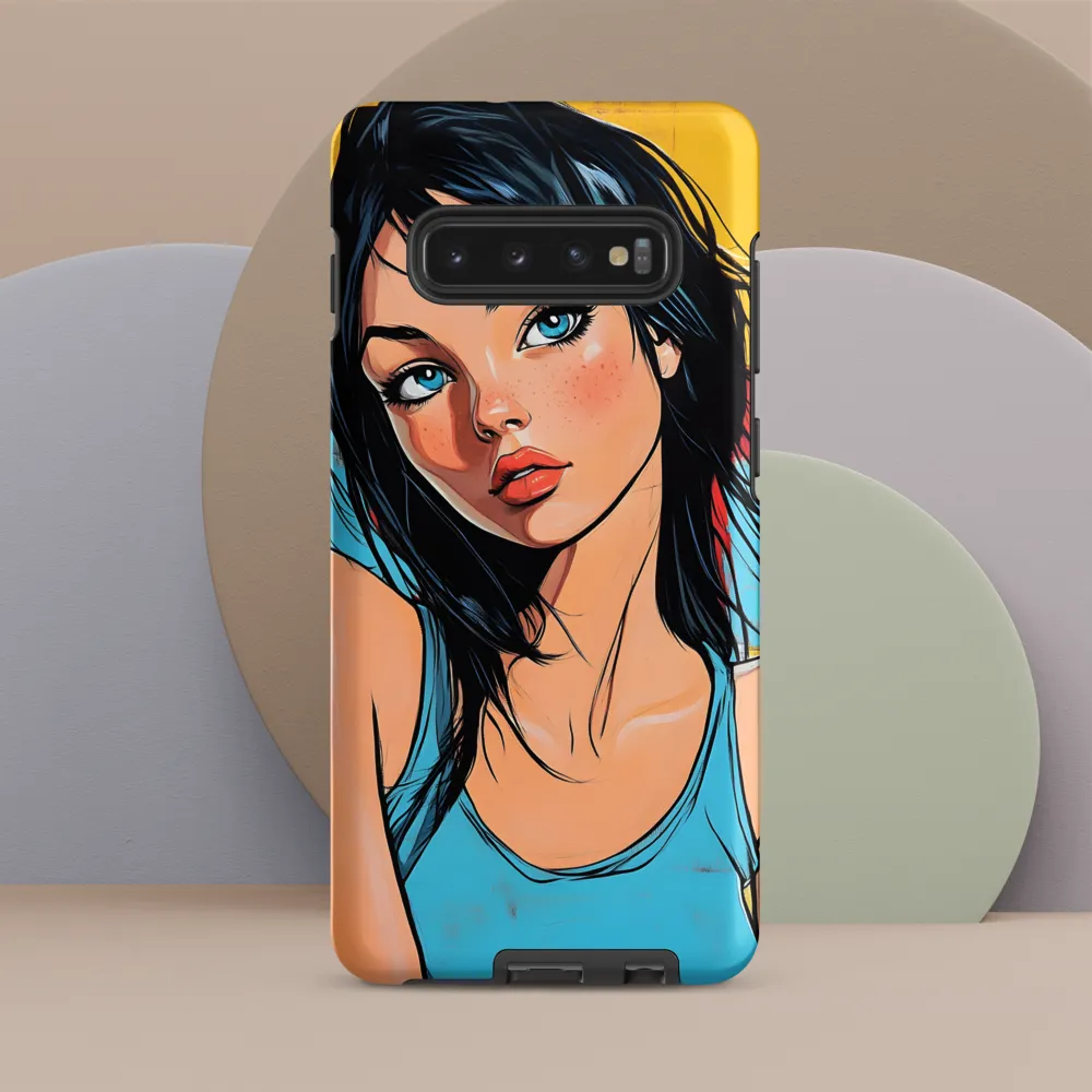 Vibrant Portrait of Modern Youth | Phone Case |  S10 Plus | Tough Case | Matte