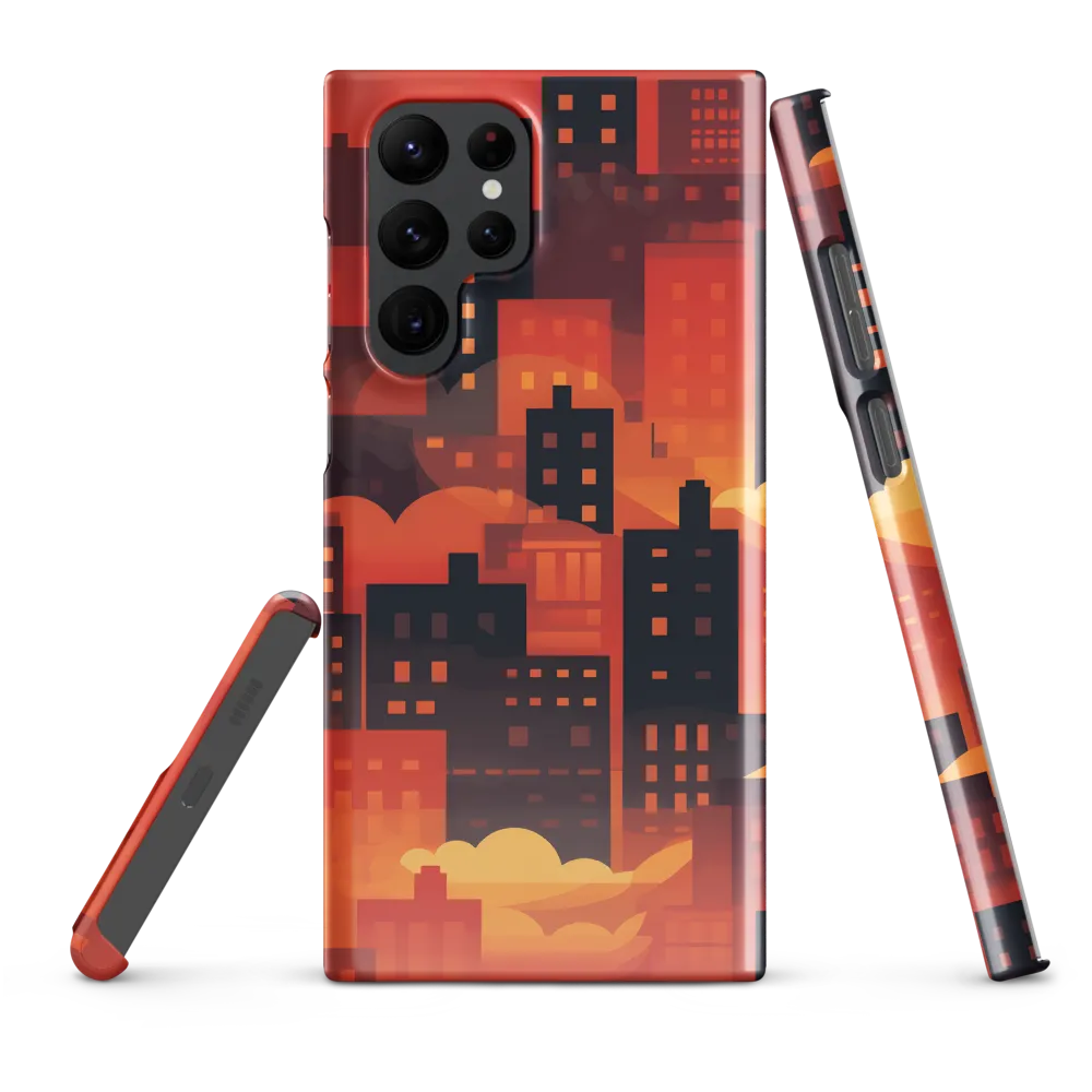 Radiance of the Urban Horizon | Phone Case |  S22 Ultra | Snap Case | Glossy