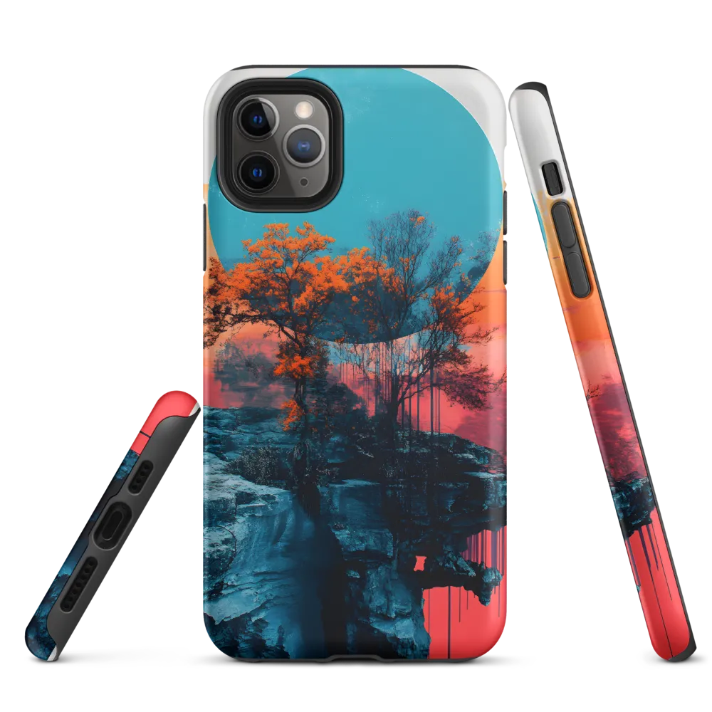 Ethereal Landscapes: A Dance of Color and Form | Phone Case |  11 Pro Max | Tough Case | Matte
