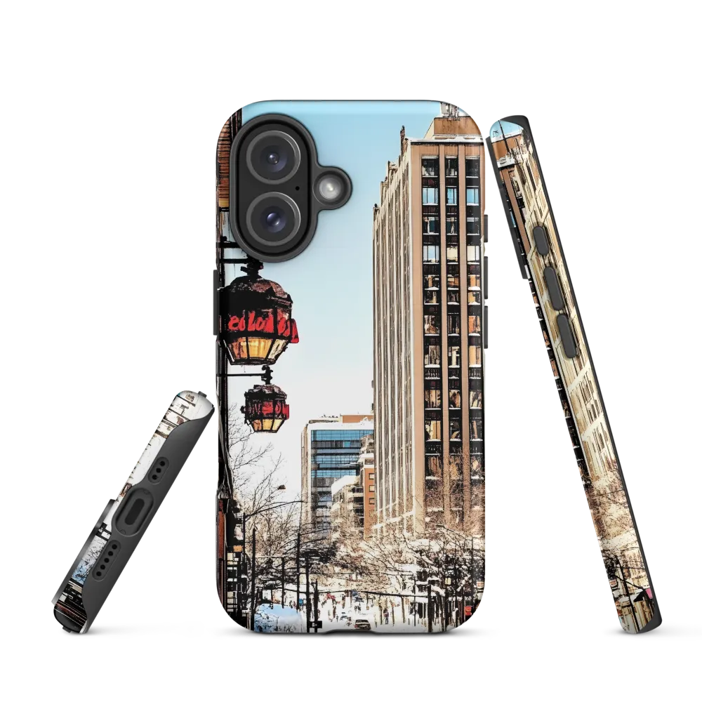 Winter's Urban Embrace | Phone Case |  16 | Tough Case | Matte