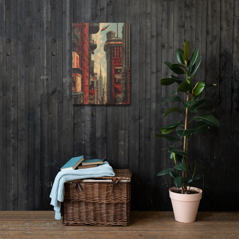 A Glimpse of Tomorrow: Urban Ambition | Thin Canvas | 20″×28″
