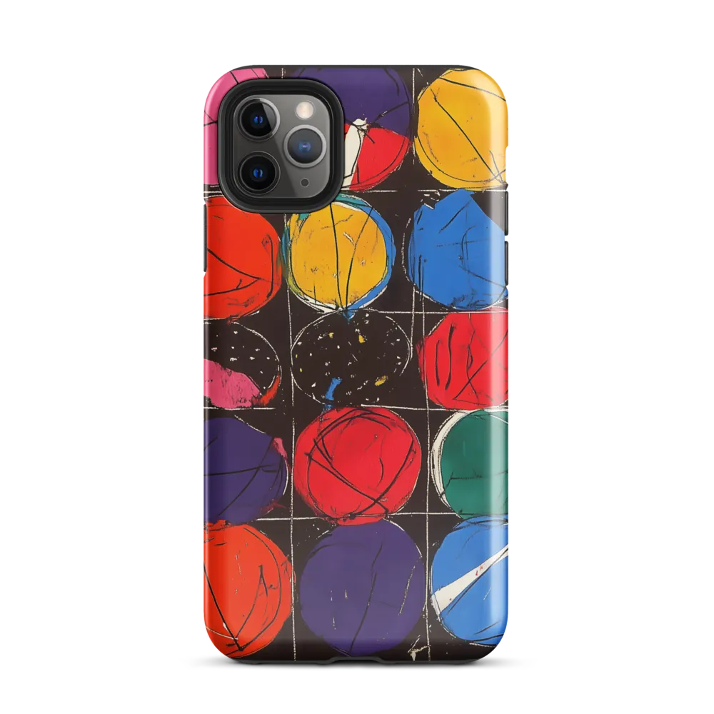 Colorful Circles in Abstract Harmony | Phone Case |  11 Pro Max | Tough Case | Glossy