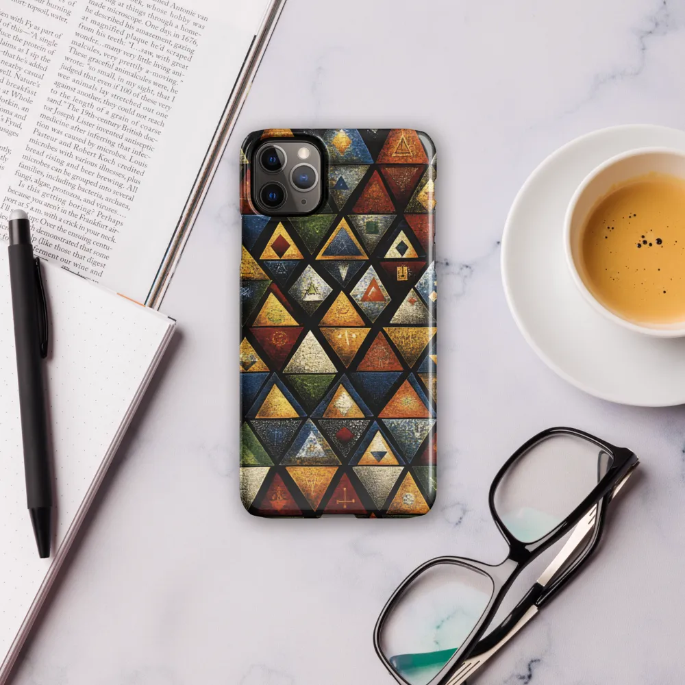 Dynamic Triangular Harmony | Phone Case |  11 Pro Max | Snap Case | Glossy