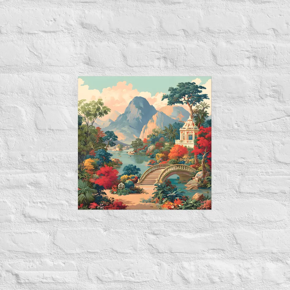 Arcadian Bridge 
 Poster | 16″x 16″