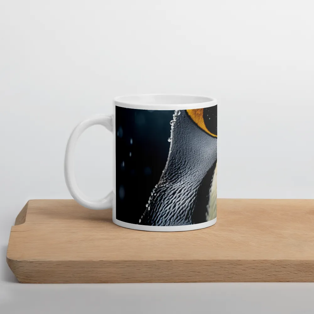 Majesty in the Snow: A Portrait of the Emperor Penguin | Mug with White inside | 11 oz