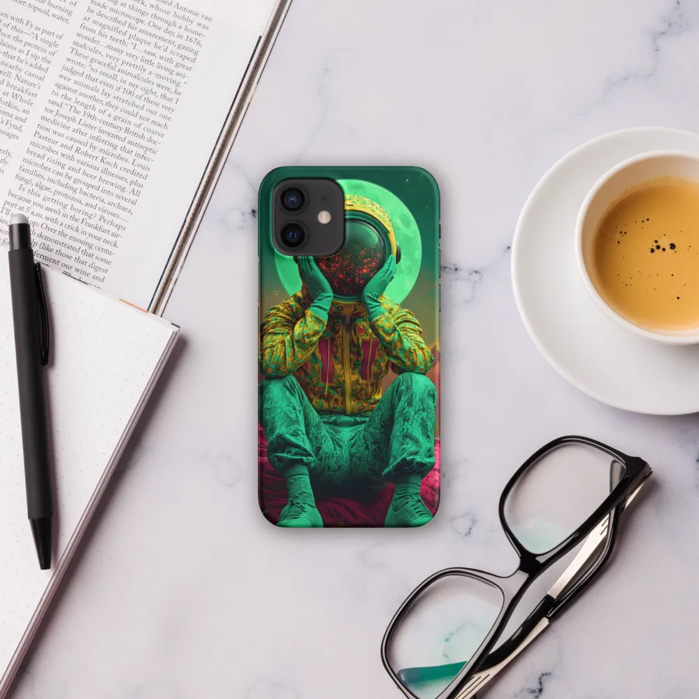 Cosmic Reflection: An Astronaut's Journey | Phone Case |  12 | Snap Case | Matte