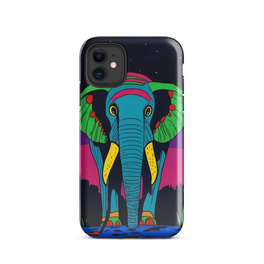 Whimsical Majesty: The Vibrant Elephant