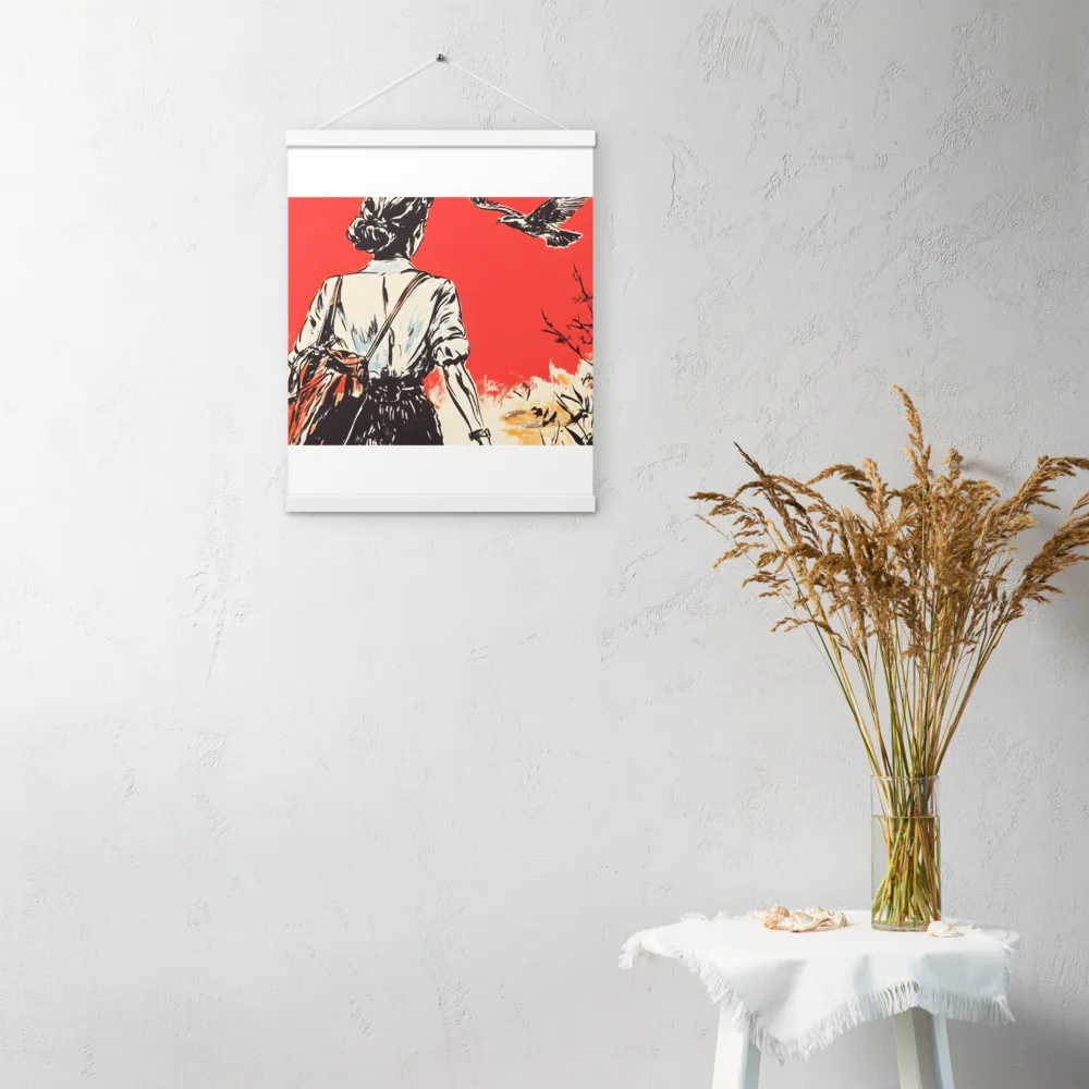 Journey Beyond the Horizon | Poster With White Wood Hanger | 16″×20″