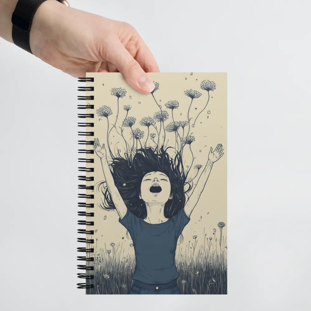 Embracing Nature's Joy | Spiral Notebook