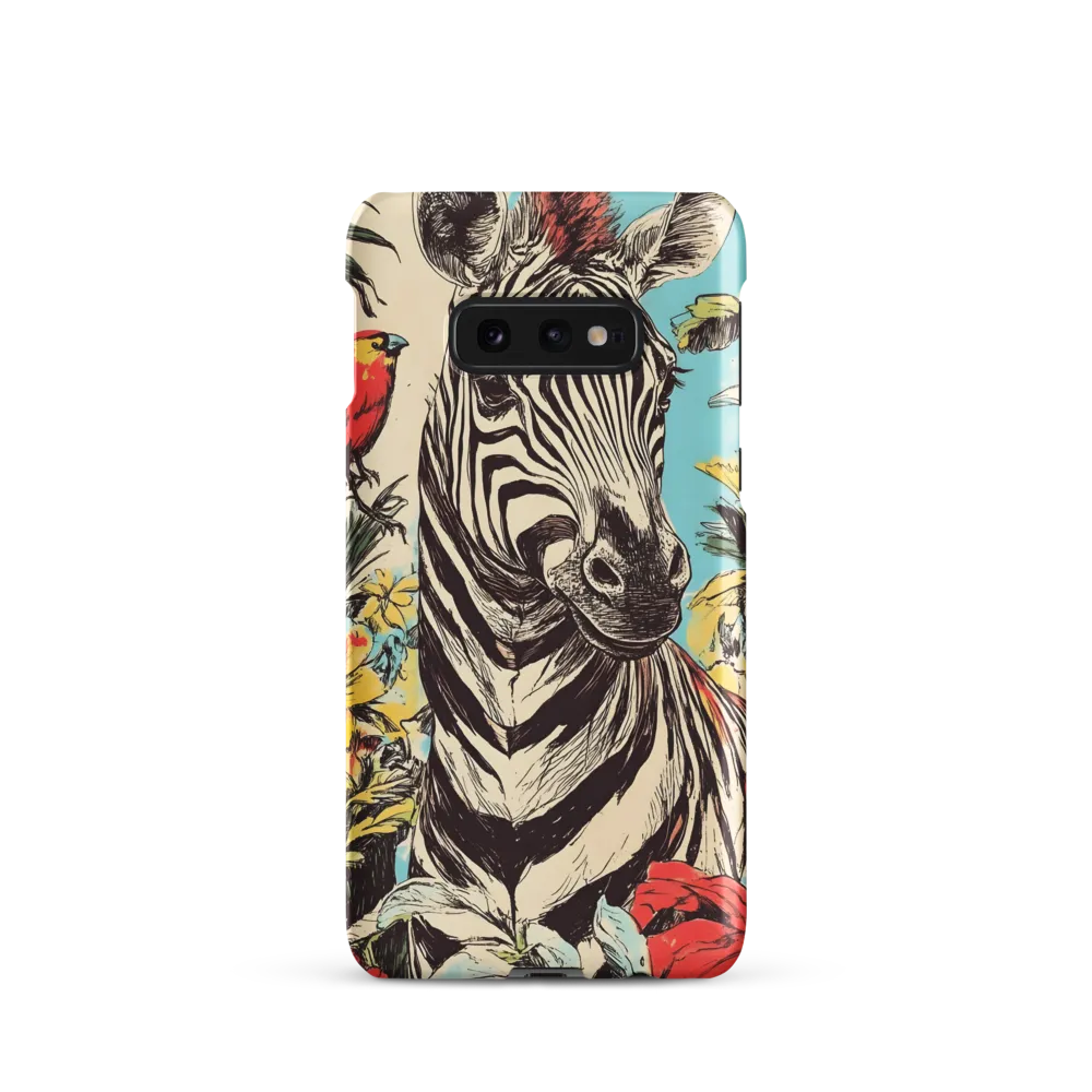 Zebra in Tropical Reverie