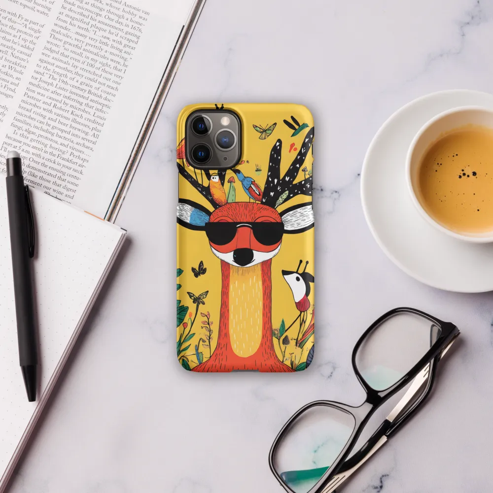 Playful Deer with Sunglasses