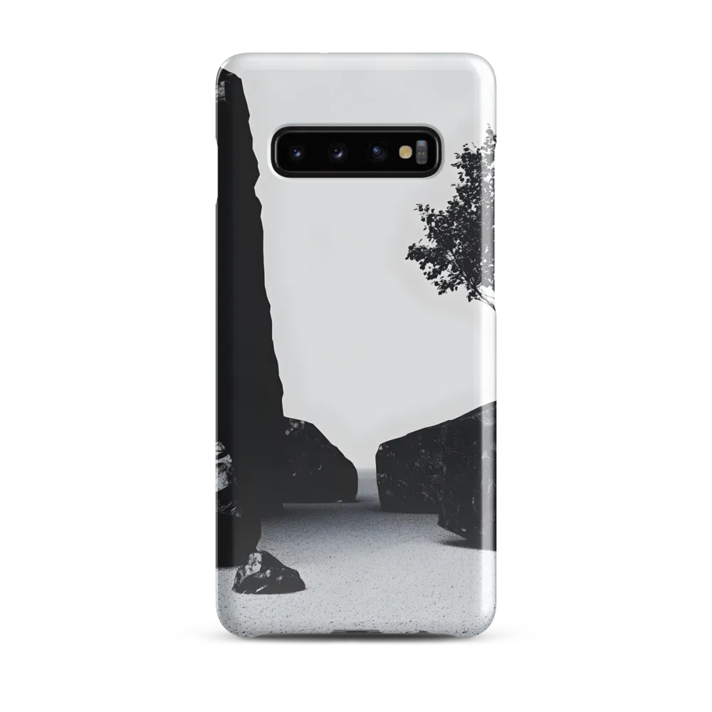 Serenity in Monochrome | Phone Case |  S10 Plus | Snap Case | Glossy