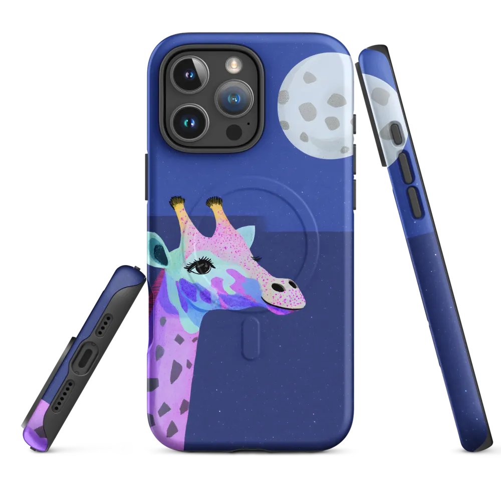 Whimsical Giraffe Under the Stars