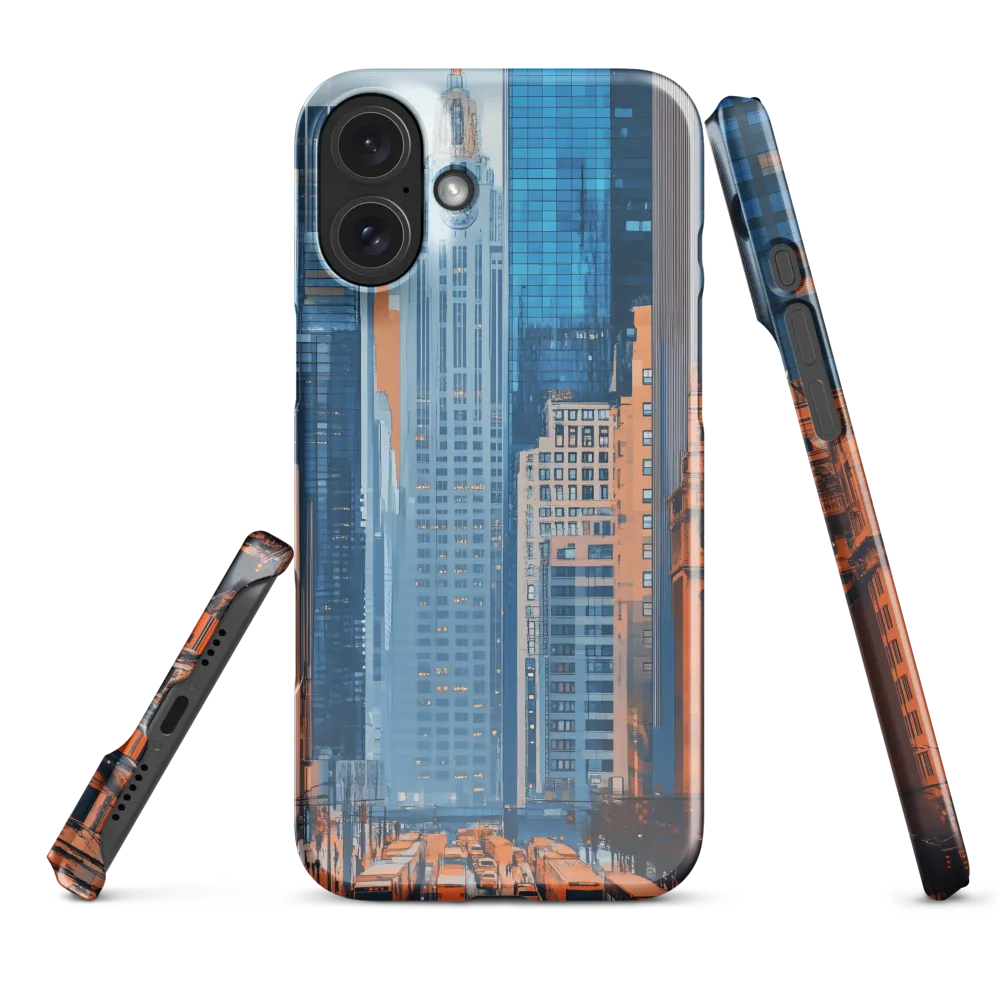 Urban Symphony in Blue and Orange
