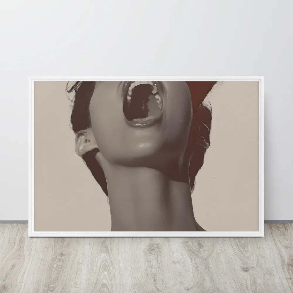 Echoes of Emotion | Canvas with White Frame | 24″×36″