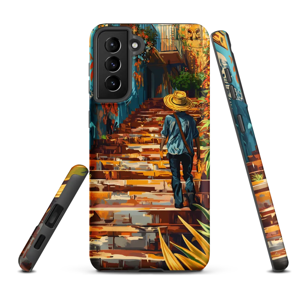 Steps to Adventure | Phone Case |  S21 Plus | Tough Case | Matte