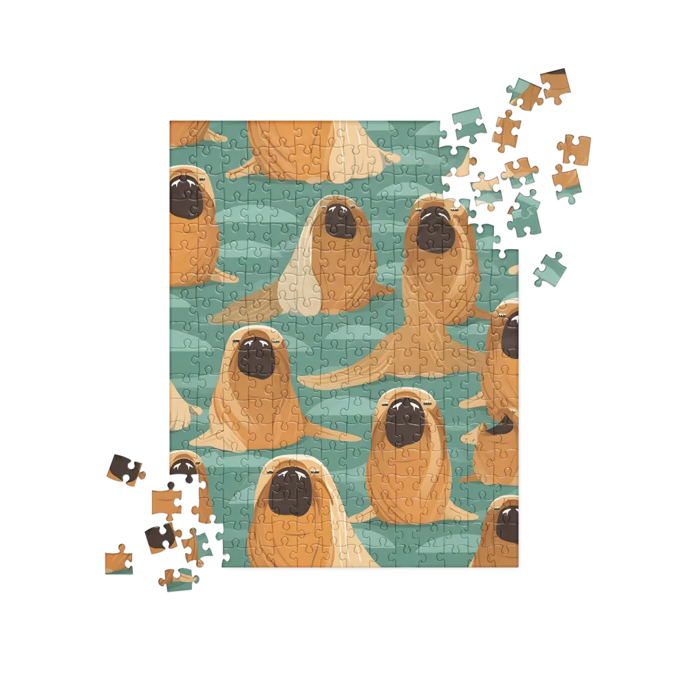 Whimsical Walrus Wonderland | Jigsaw Puzzle | 252/520 pieces