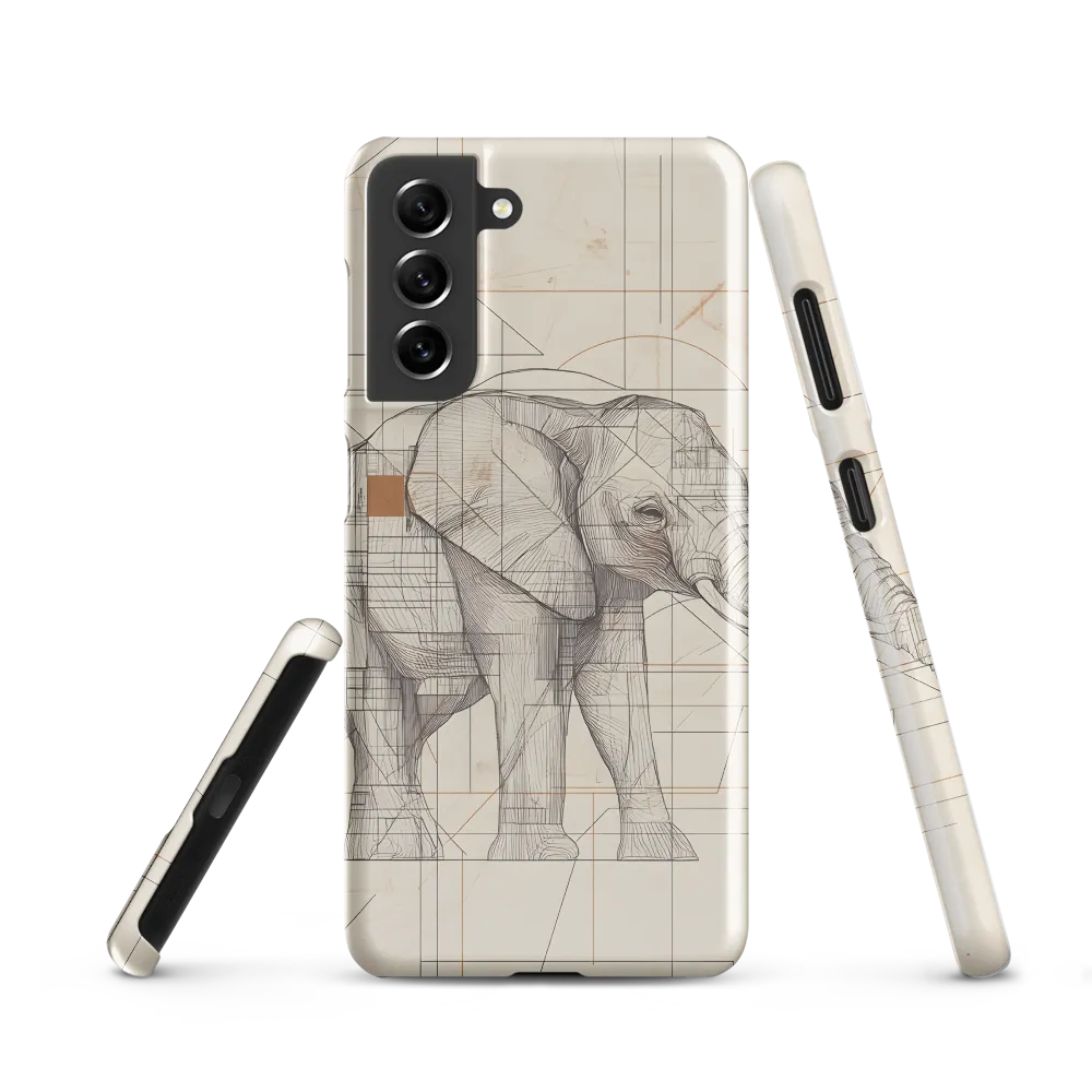 Geometric Elegance: The Steel Elephant