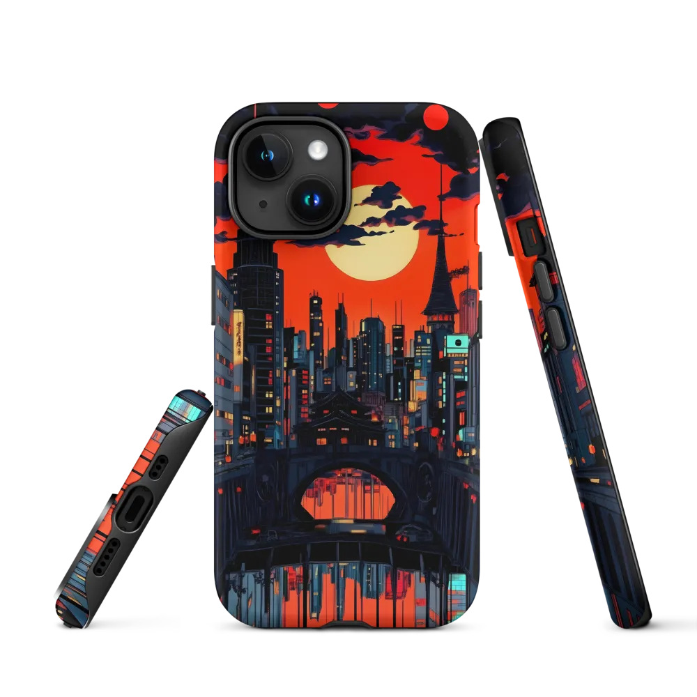 Nightfall in a Neon City