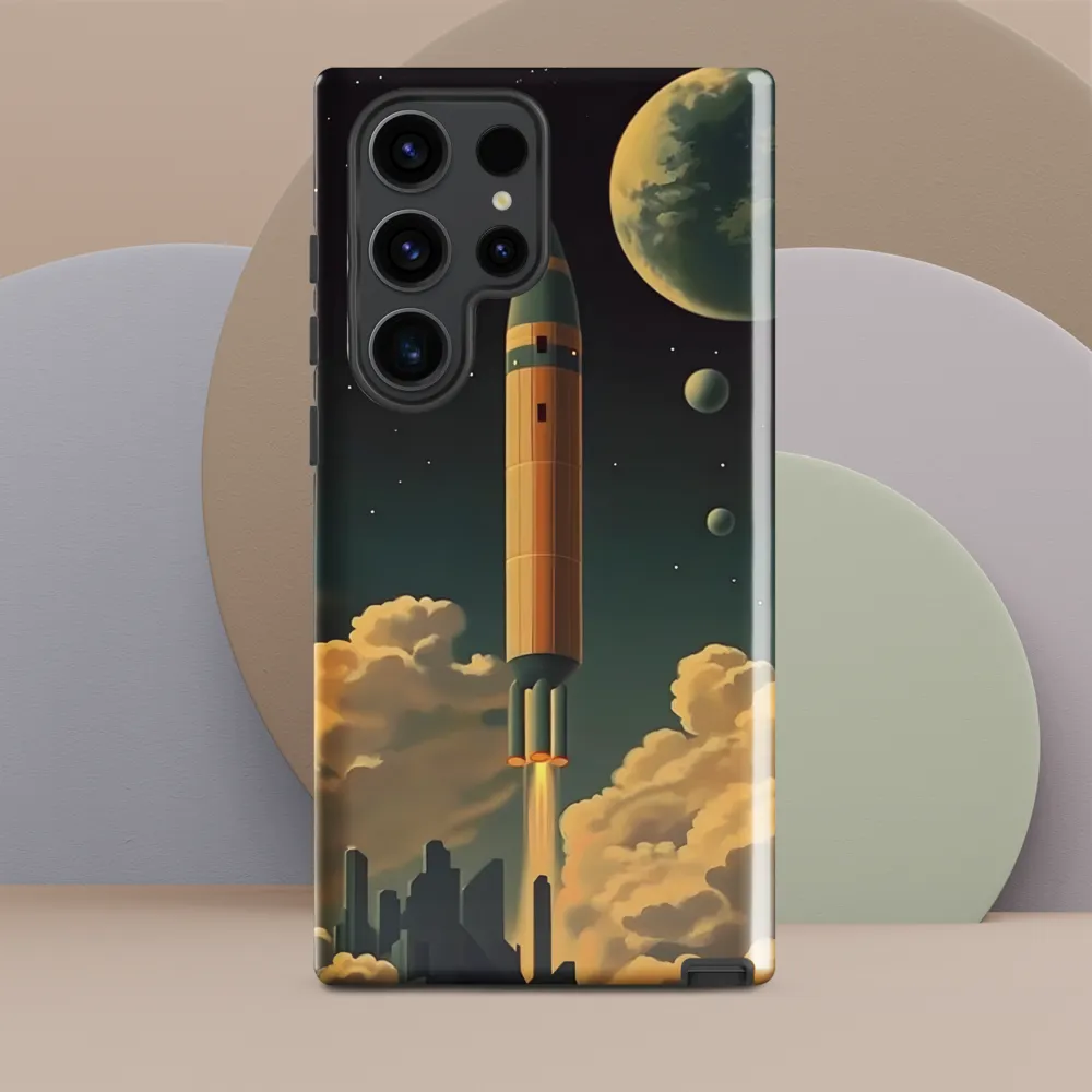 Journey Through the Cosmic Frontier | Phone Case |  S23 Ultra | Tough Case | Glossy