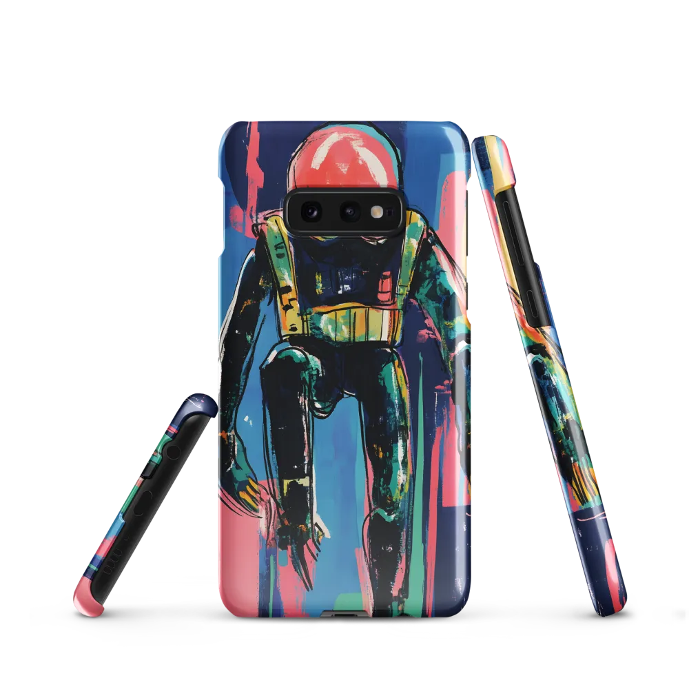 Diver in Vibrant Motion