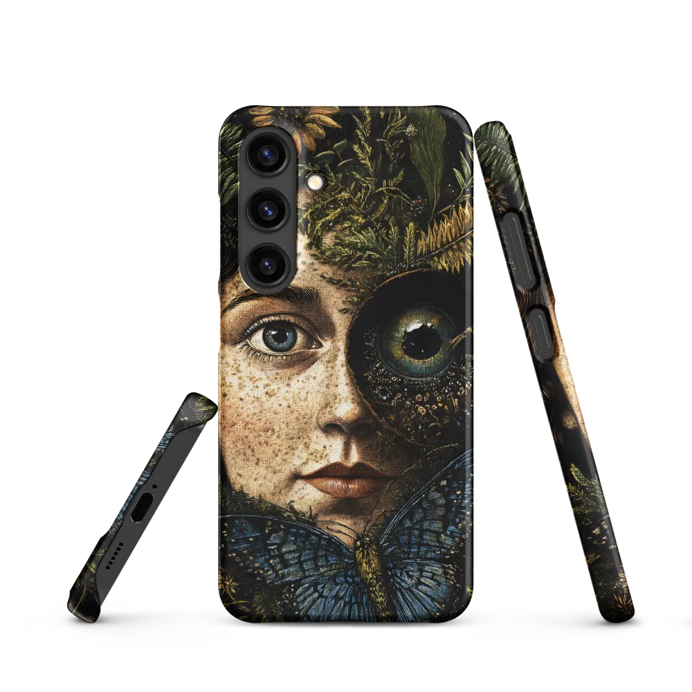 Nature's Embrace: A Surreal Portrait | Phone Case |  S24 | Snap Case | Matte